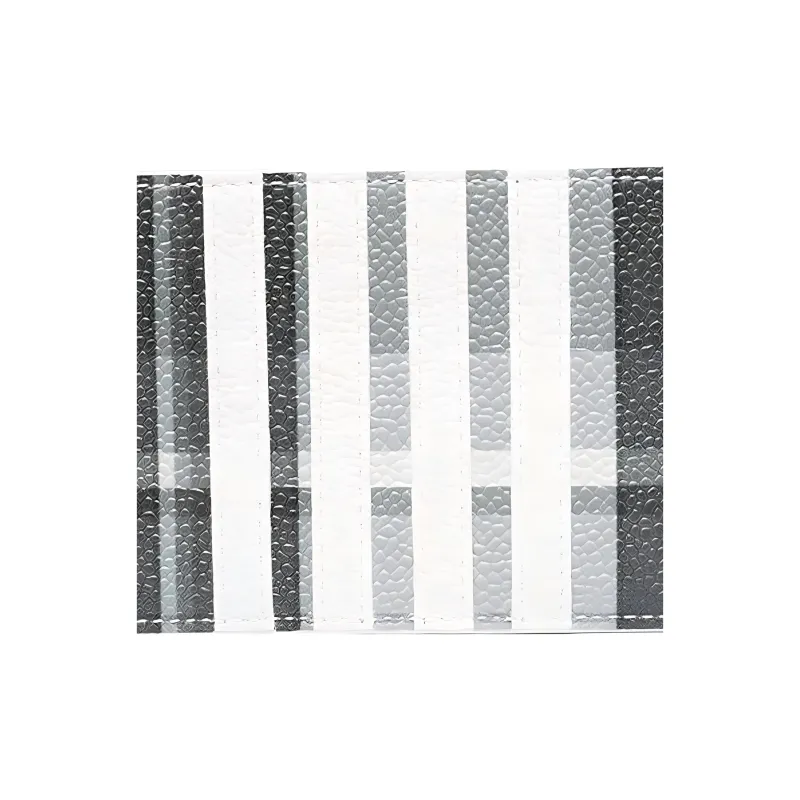 THOM BROWNE Logo Tag Check Pattern Cardholder-4