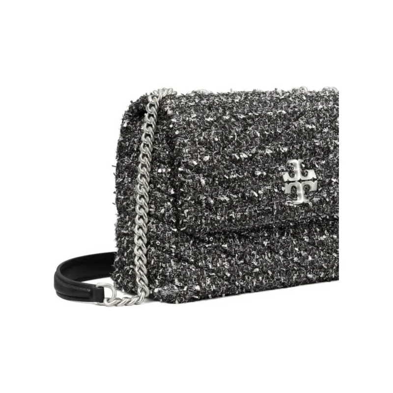 TORY BURCH Kira Polyamide Shoulder Bag Crossbody Bag Small Size Women's Obsidian Black-6