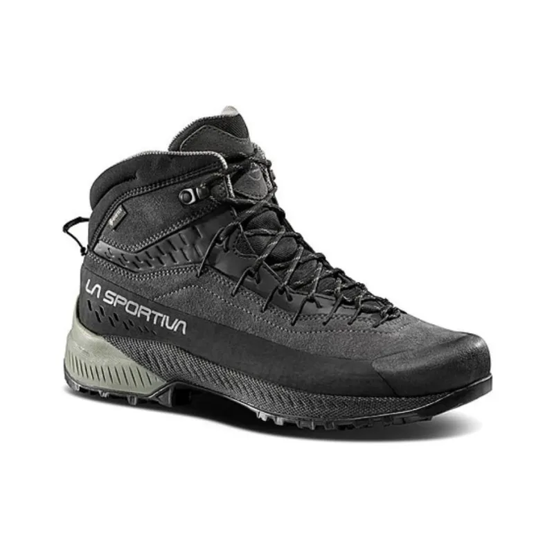 LA SPORTIVA Shock Absorbers Mid Top Mountaineering & Hiking Shoes Men's Black Green-2