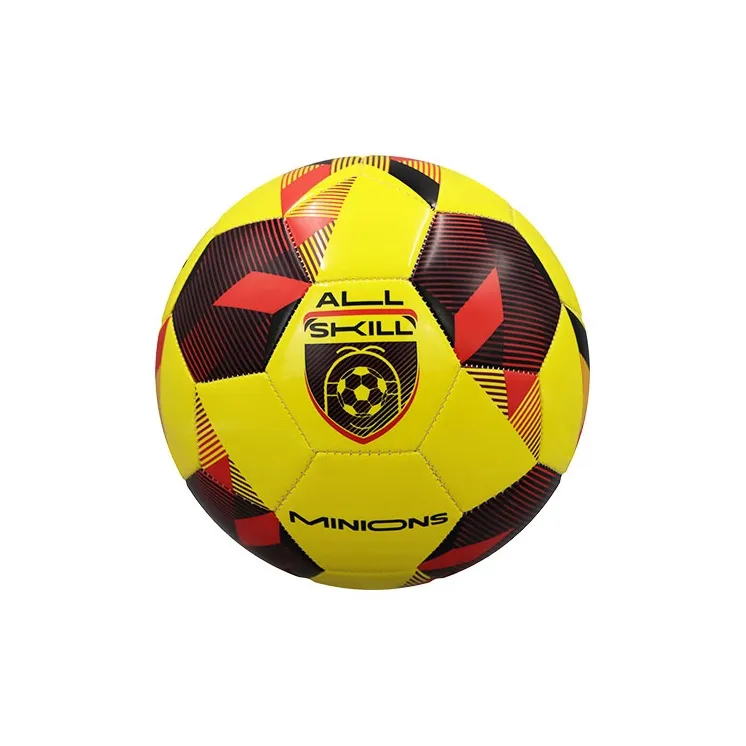 SIPAKESPORT x MINIONS Size 5 Soccer PU Unisex Yellow Black-3