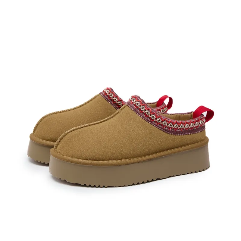 WESTLINK Wrap toe Slippers Women's Brown-2