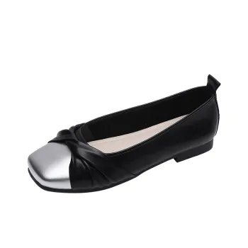 Mulinsen Casual Single Shoes Approx. 1.8cm Women's Black