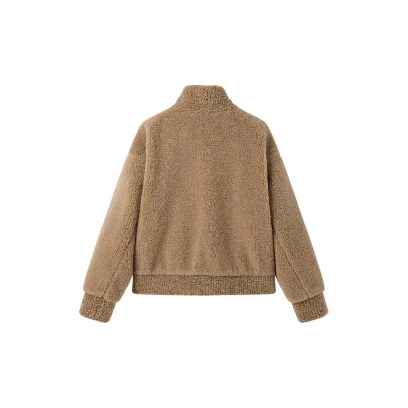LEDIN Velvet Jackets Women's Walnut Brown-1