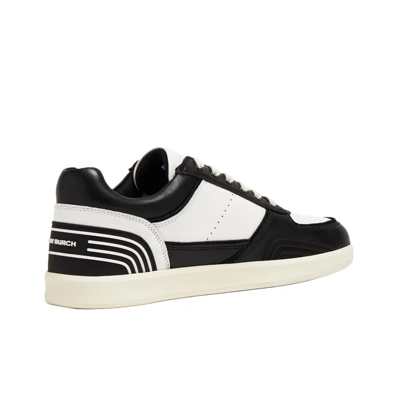 TORY BURCH Clover Court Colour-block Leather Sneakers-3