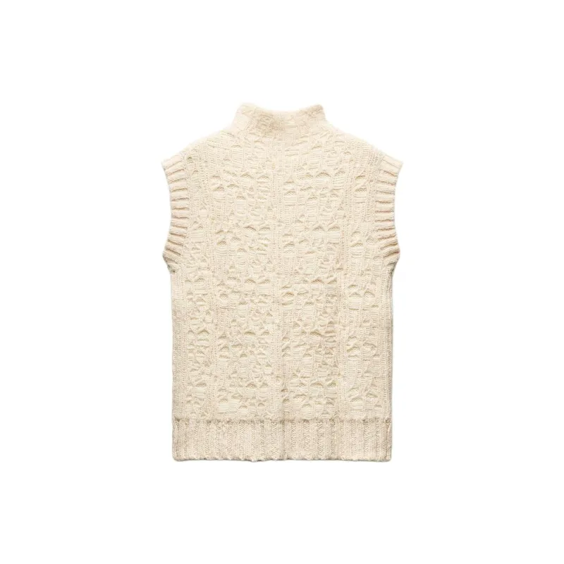 ZARA Tank Tops Women's Natural Color-1
