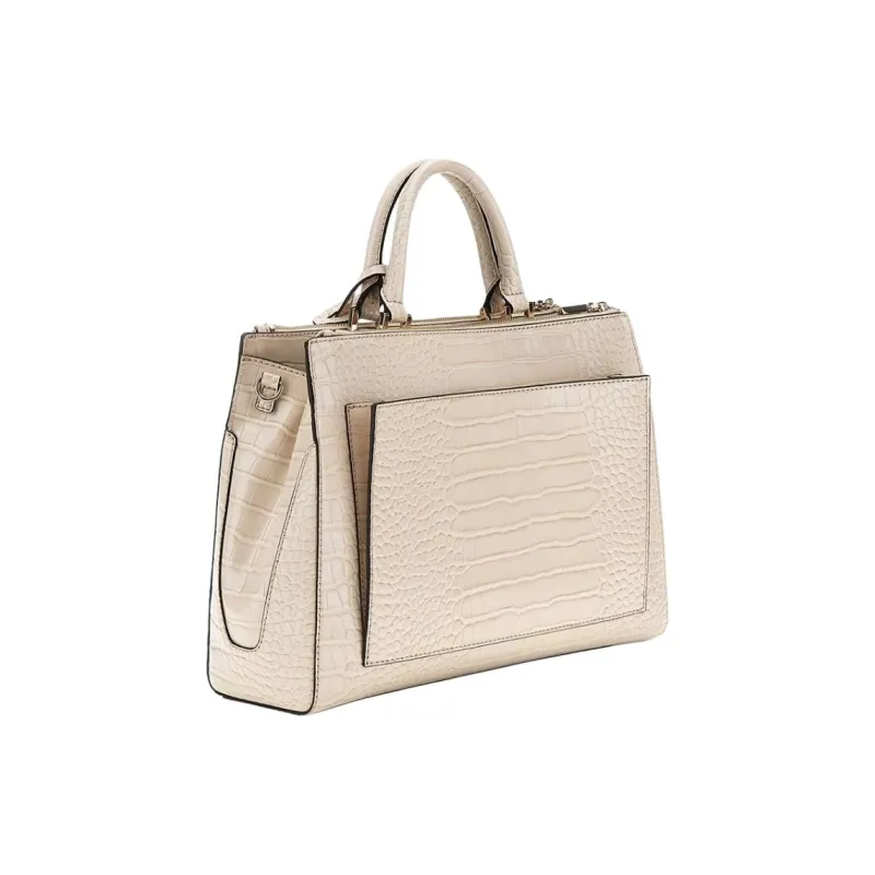 GUESS Artificial Leather Shoulder Bag Crossbody Bag Handbag Women's Light Brown-1