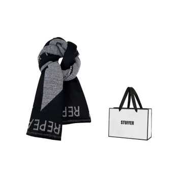 STUFFER Faux Cashmere Knit Scarves Unisex