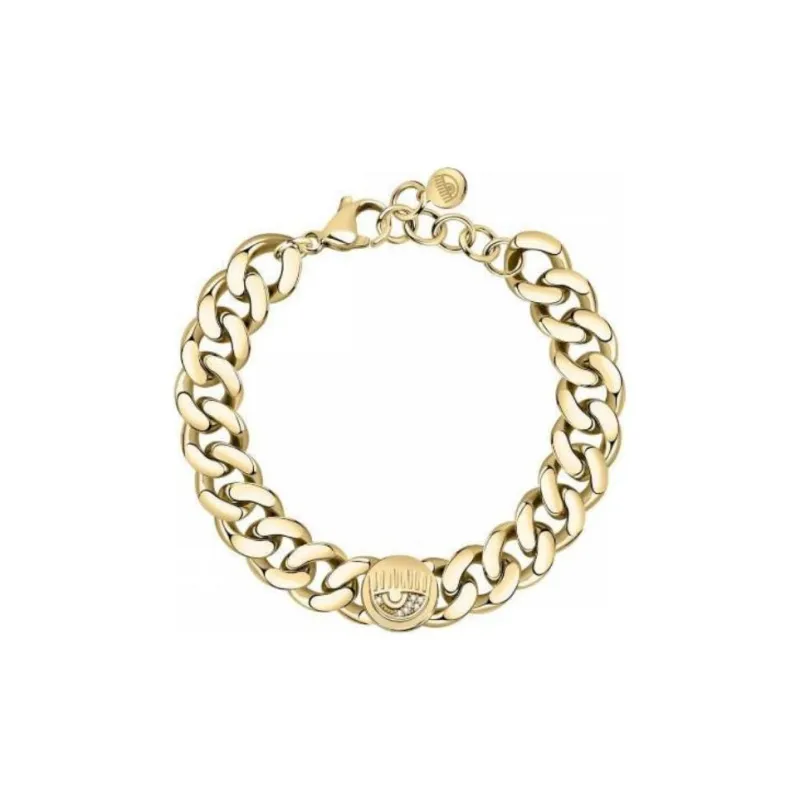 CHIARA FERRAGNI Metal, Gold Plated, Crystal Bracelets Women's Gold-0