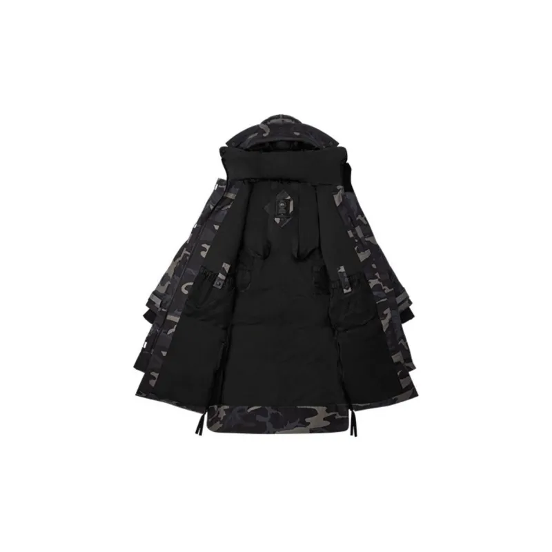 Canada Goose Aldridge Series Down Jacket Women's Black Camouflage-1