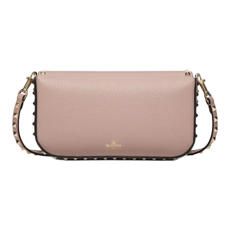 Valentino GARAVANI Grained Calfskin Crossbody Bag Shoulder Bag Women's Powder Pink-3
