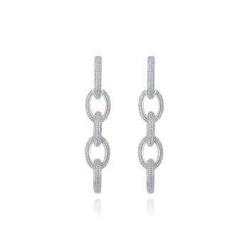 Glam Ever Zircon Earrings Women's