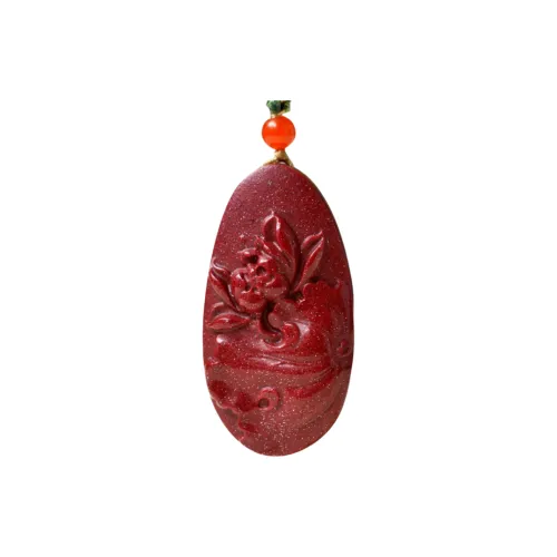 HUWEI Cinnabar Necklaces Unisex