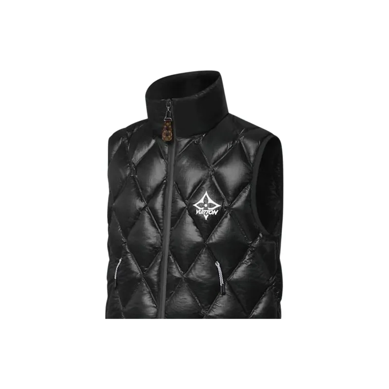 LOUIS VUITTON Diamond Ripstop Puffer Gilet-5