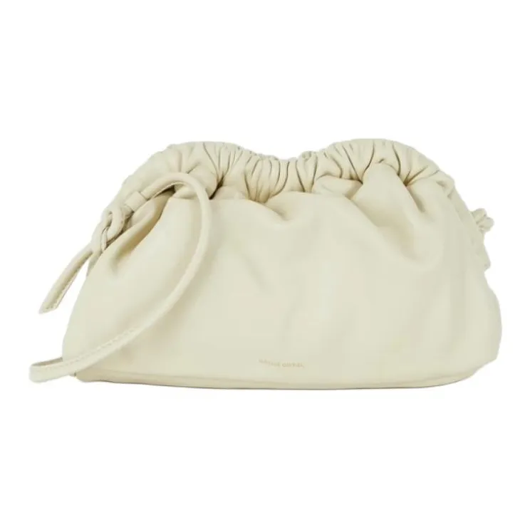 MANSUR GAVRIEL Lamb Leather Crossbody Bag Shoulder Bag Mini Women's White-0