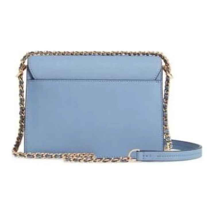 TORY BURCH Robinson Leather Crossbody Bag, Shoulder Bag Regular Women's Wood Blue-1