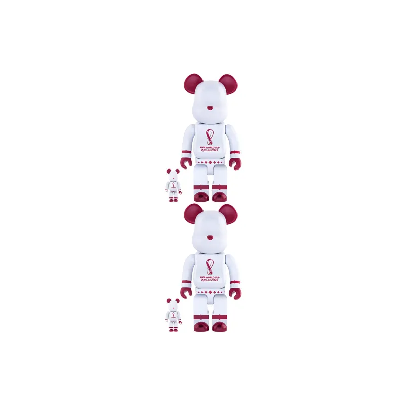 BE@RBRICK WORLD CUP 2022 WHITECHROME BE@RBRICK WORLD CUP 2022 WHITECHROME