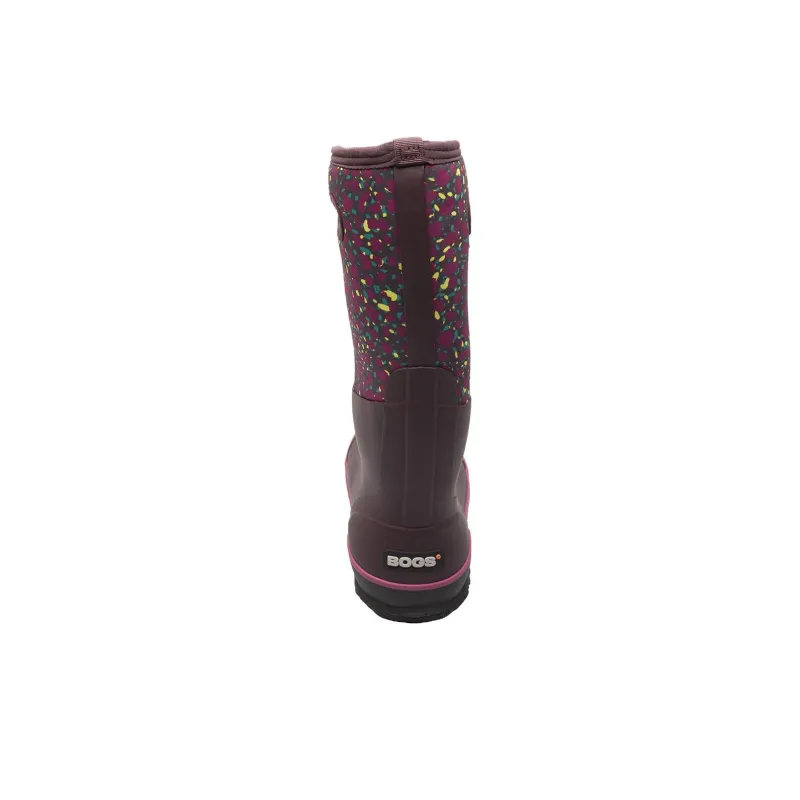 BOGS Cushioned Slip-Resistant Rain Boots Women's Burgundy-3