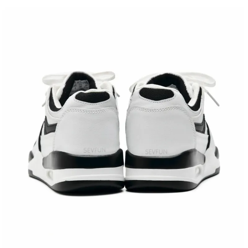7 SEVFUN Thermal Abrasion Resistant Low Top Skateboard Shoes Unisex White Wine Color-22