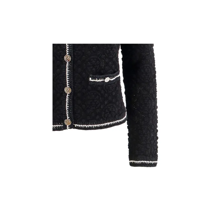 TORY BURCH Buttoned Embroidered Jacket-3