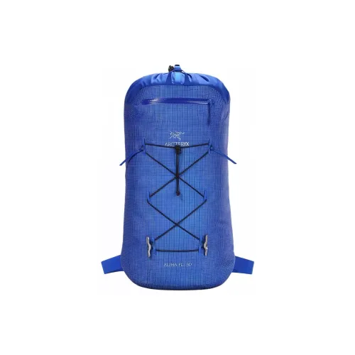 Arcteryx Nylon Outdoor Hiking Bag Backpack Regular Unisex Blue