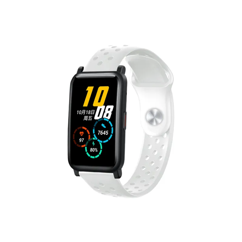 ZHENGGUANG Watch Band Huawei Honor Compatibility Silicone Material-0