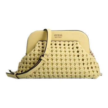 GUESS PU Polyurethane One Shoulder Crossbody Clutch Women's Yellow
