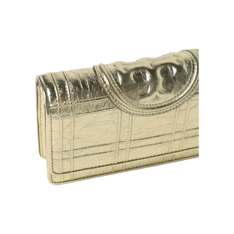 TORY BURCH Fleming Leather Crossbody Bags Shoulder Bags Women's Gold-2
