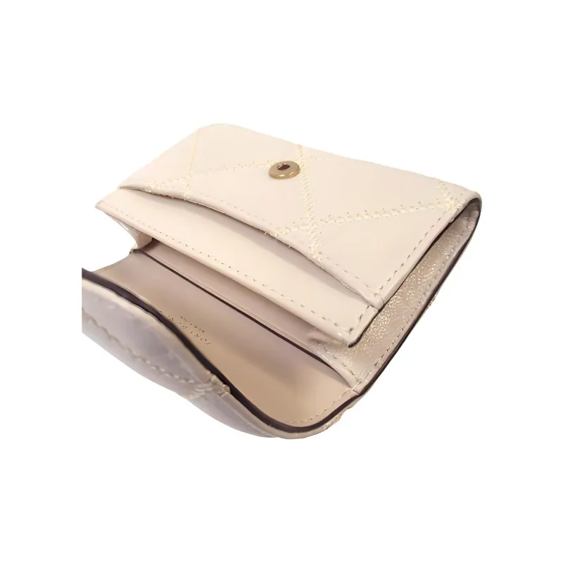 TORY BURCH TB Willa Leather Card Holder Women's Cream-4
