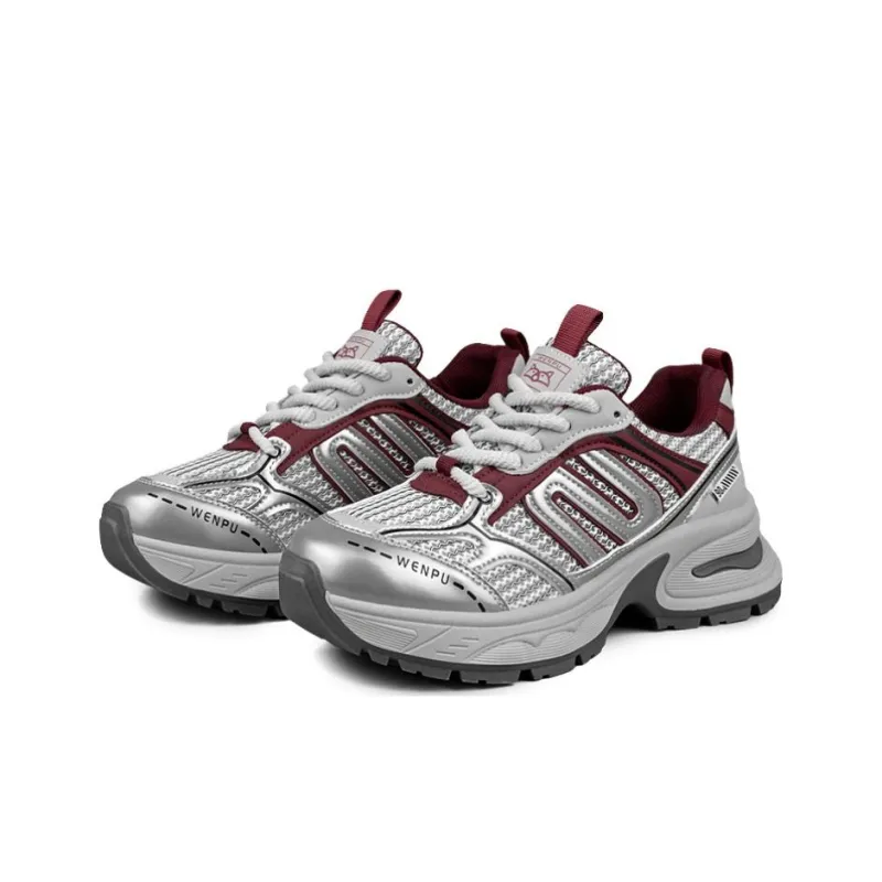 N6N8 Cushioning Lightweight Height Increasing Low-Top Chunky Sneakers Women's-1