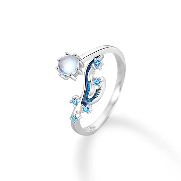 KEMLAIDA 925 Sterling Silver Rings Unisex-5