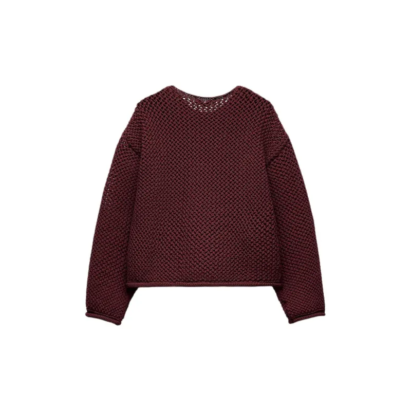 ZARA Knitwear Women's Red-1