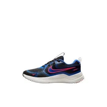 Nike Cosmic Runner Anti-Slip Wear-Resistant Low-Top Kids' Running Shoes Black/Blue/Red Children Aged 3-7 Years Old