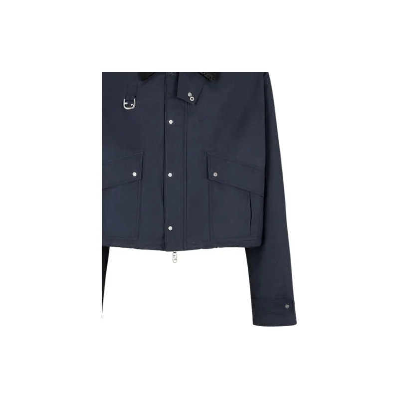 FENDI Ff Ring Waxed Jacket-4