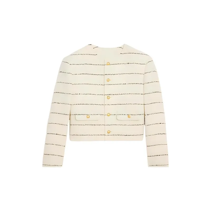 CELINE FW22 Jackets Coats Women's Beige-1