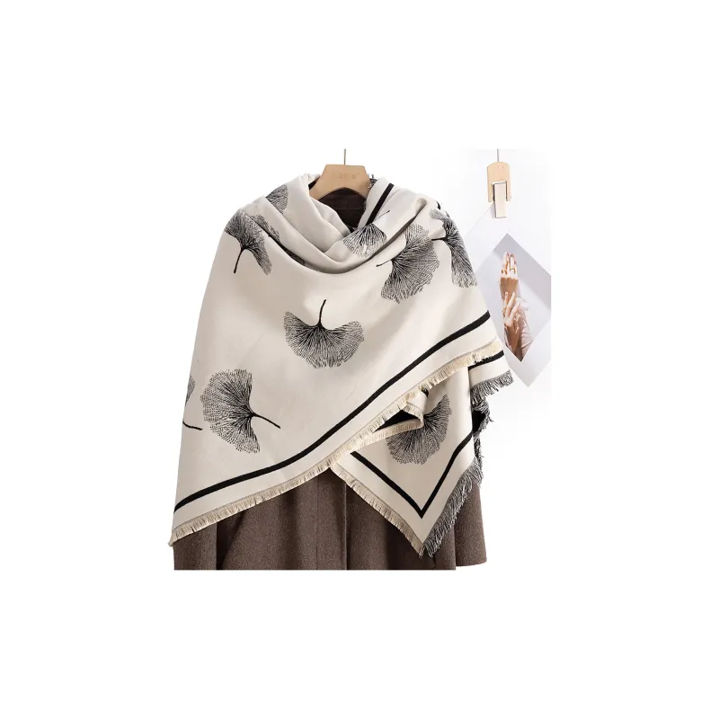Shanghai Story Polyester Knit Scarves Women's-6
