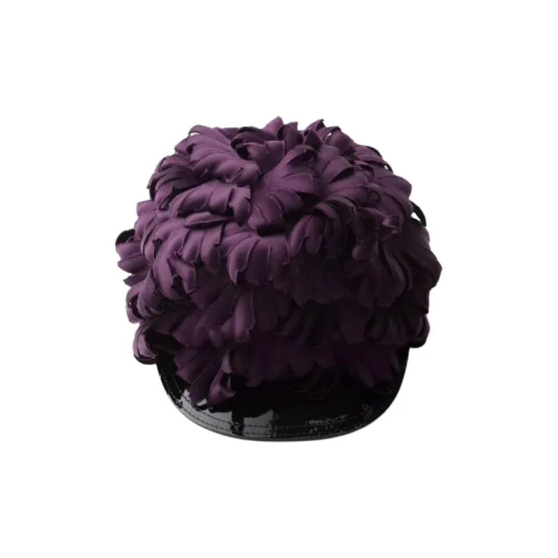 PRADA Fabric, Leather Hats & Caps Women's Purple-1