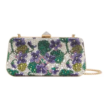 Valentino CARRY SECRETS Embroidery Clutches Shoulder Bags Women's Multicolor