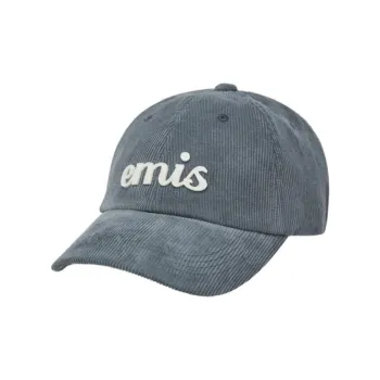 Emis Cotton, Corduroy Baseball Caps Unisex Blue