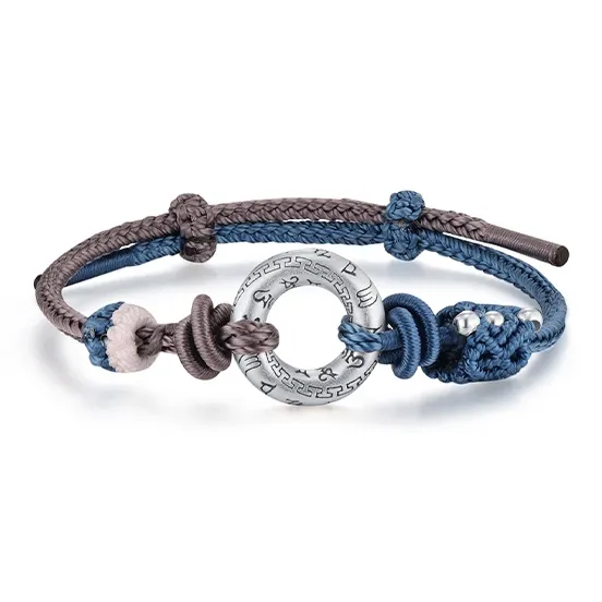 CHINA GOLD Sterling Silver 990 Bracelets Unisex-0