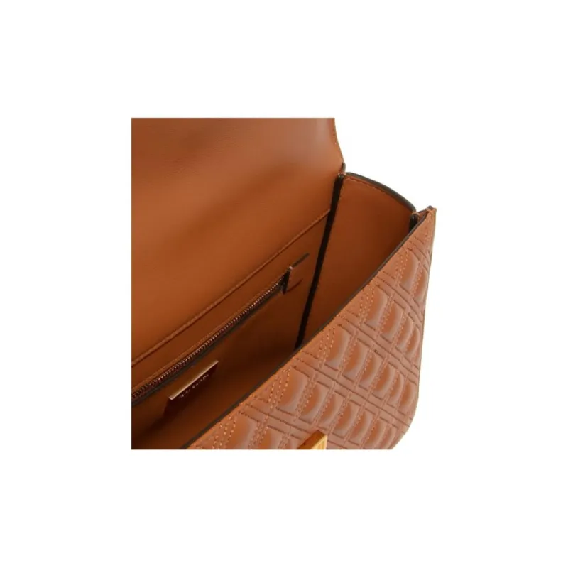 TORY BURCH Fleming Sheepskin Shoulder Bag Crossbody Bag Small Size Women's Brown-2
