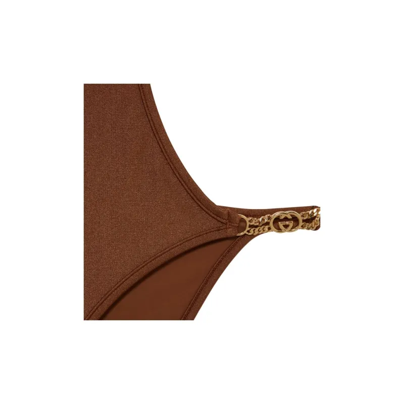 GUCCI One-piece Swimsuit Women's Brown-5