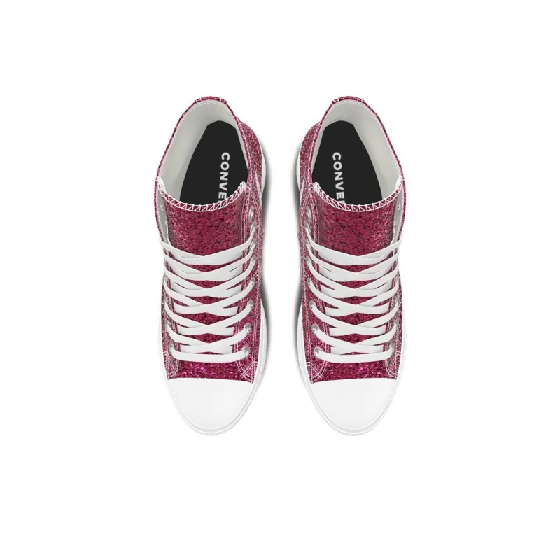 Converse Chuck Taylor All Star Lift Platform High 'Glitter' By You-2