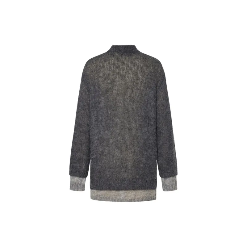 MOCO Knitwear Women's Dark Heather Gray-1