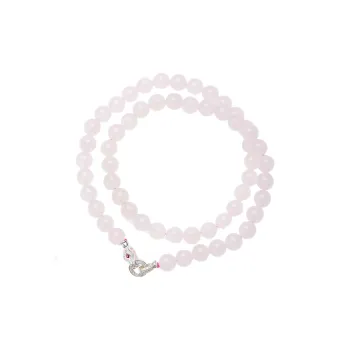 FANHAOGANG JADE Hetian Jade Necklaces Dusty Pink Women's
