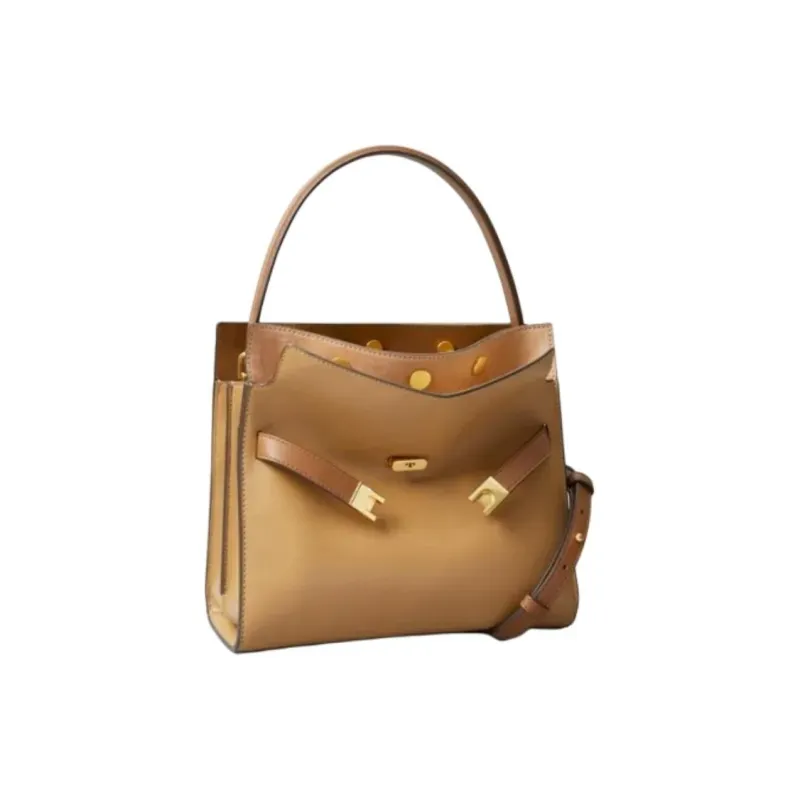 TORY BURCH Lee Radziwill Small Double Bag Tiramisu-1