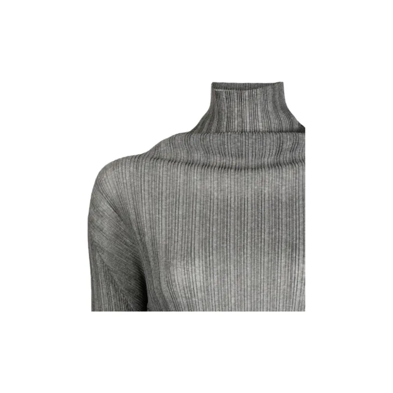 PLEATS PLEASE ISSEY MIYAKE SS23 Sweater Women's Gray-5