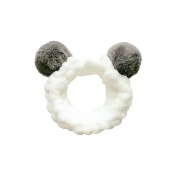 Yiru Fabric Plush Headband Slip Resistant Head Cover Minimalist Style Women's