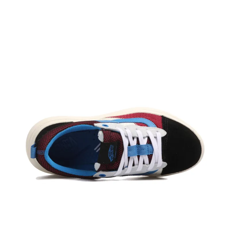 Vans Old Skool Collection Anti Slip Wear Resistant Low Top Casual Shoes Women's White Blue-2
