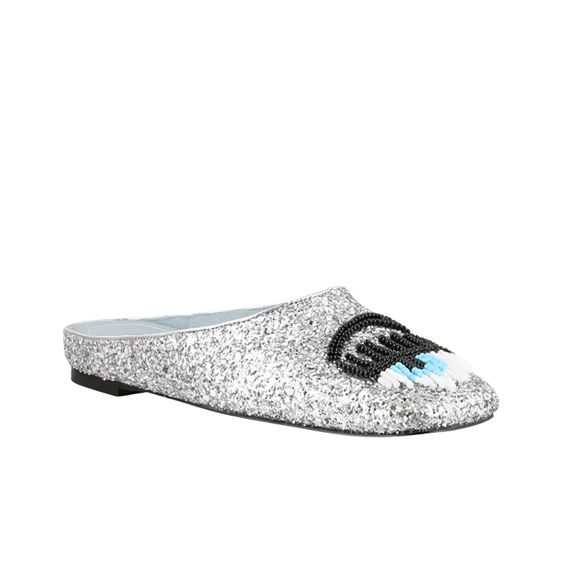 CHIARA FERRAGNI Stylish Sandals Women's Silver-1