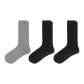 Mercerized Cotton[Black+Black+Stone Gray]Smooth and Shiny